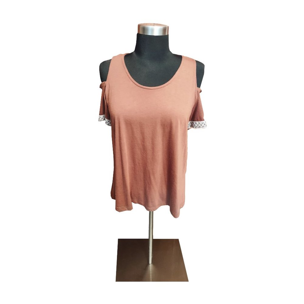 W5 Brown Halter Top